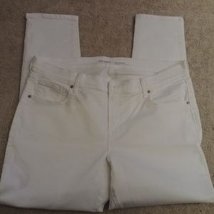 NBW White Old Navy MidRise Stretch Skinny Jeans